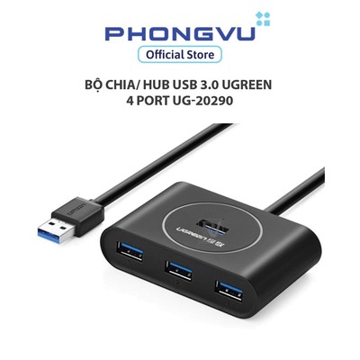 Bộ Chia/ Hub USB 3.0 Ugreen 4 Port UG-20290 - Bảo hành 18 tháng