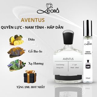Nước hoa nam AVENTUS CREED - Leona Parfum chiết 10ml - 20ml quyền lực, nam tính, hấp dẫn, tinh tế