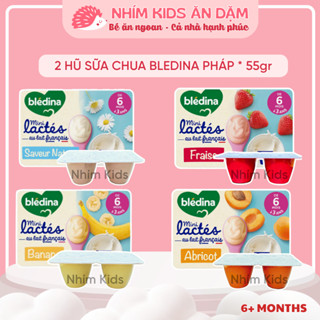 [Date 2026] Sữa Chua BLEDINA, Váng Sữa Cho Bé Ăn Dặm Từ 6M+, Bổ Sung Dưỡng Chất, Canxi, Lợi Khuẩn - LẺ