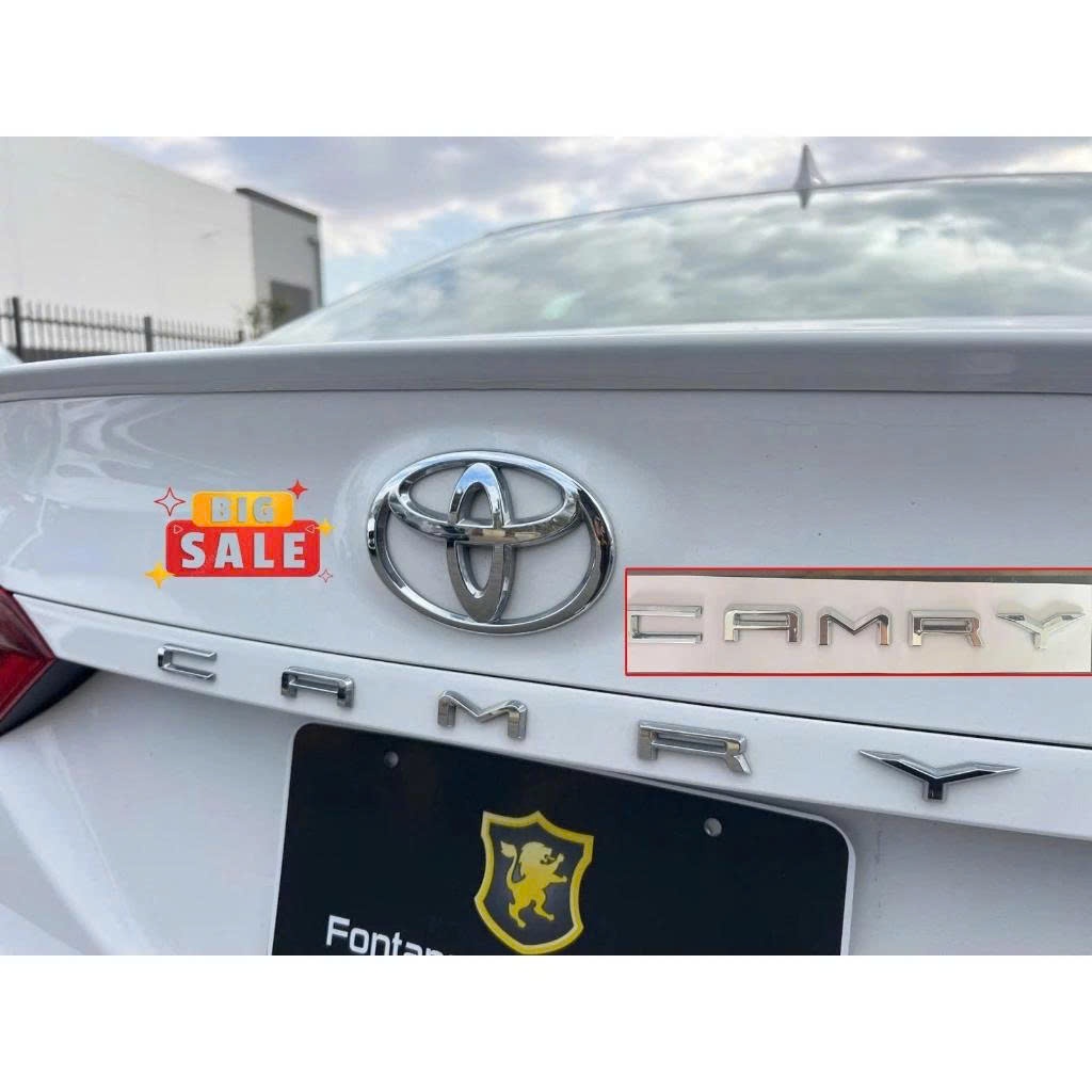 Tem Chữ Nổi Camry Dán Sau Cốp Xe Toyota Camry Đời 2019 2020 2021 2022 2023 2024 - Chữ Camry Dán Sau 