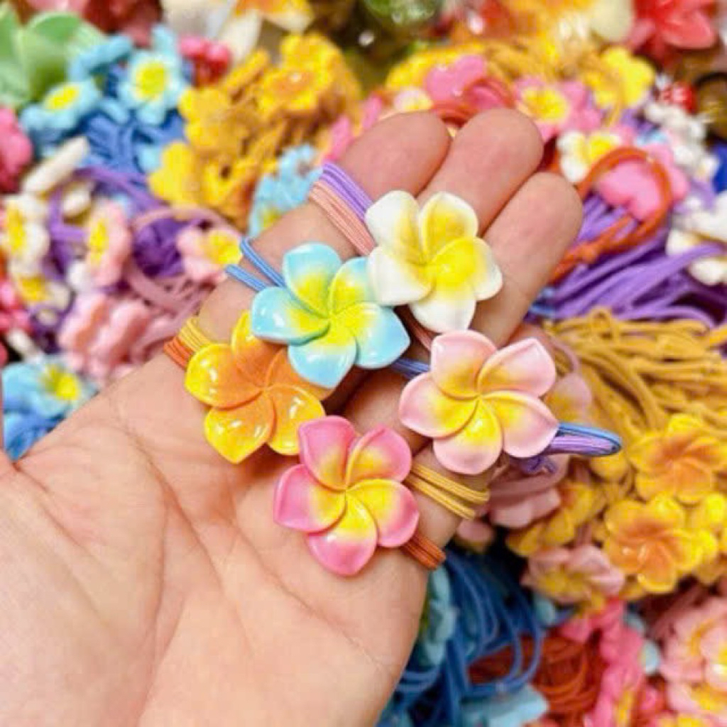 Dây thun cột tóc Handmade phong cách Hàn Quốc dễ thương ( màu ngẫu nhiên)