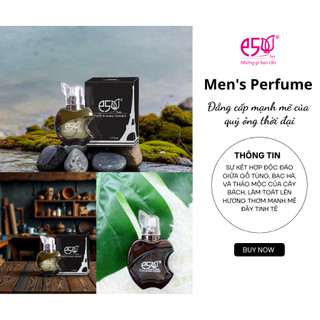 Nước hoa nam E5 For Men E5 Eau de Cologne 20ml (Đen)
