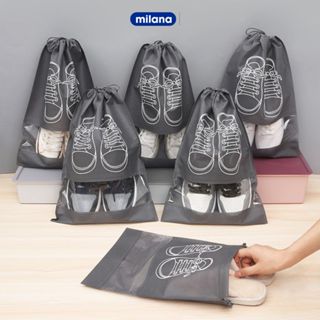  Combo 10 Túi đựng giày dép du lịch có dây rút tiện lợi túi bảo quản giày dép chống bụi bẩn 