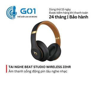  Tai nghe chụp bluetooth beat studio wireless 22hr âm thanh sống động pin lâu nghe nhạc và làm việc 