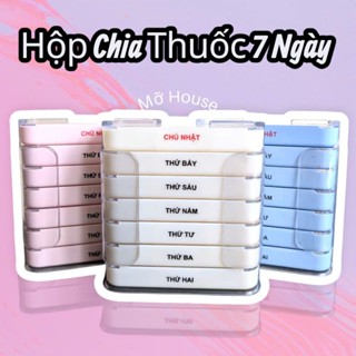  Hộp Chia Thuốc 7 Ngày Tiện Lợi 4 Ngăn Sáng Trưa Chiều Hàng Việt Nam Chất Lượng Cao Phiên Bản Tiếng Việt 