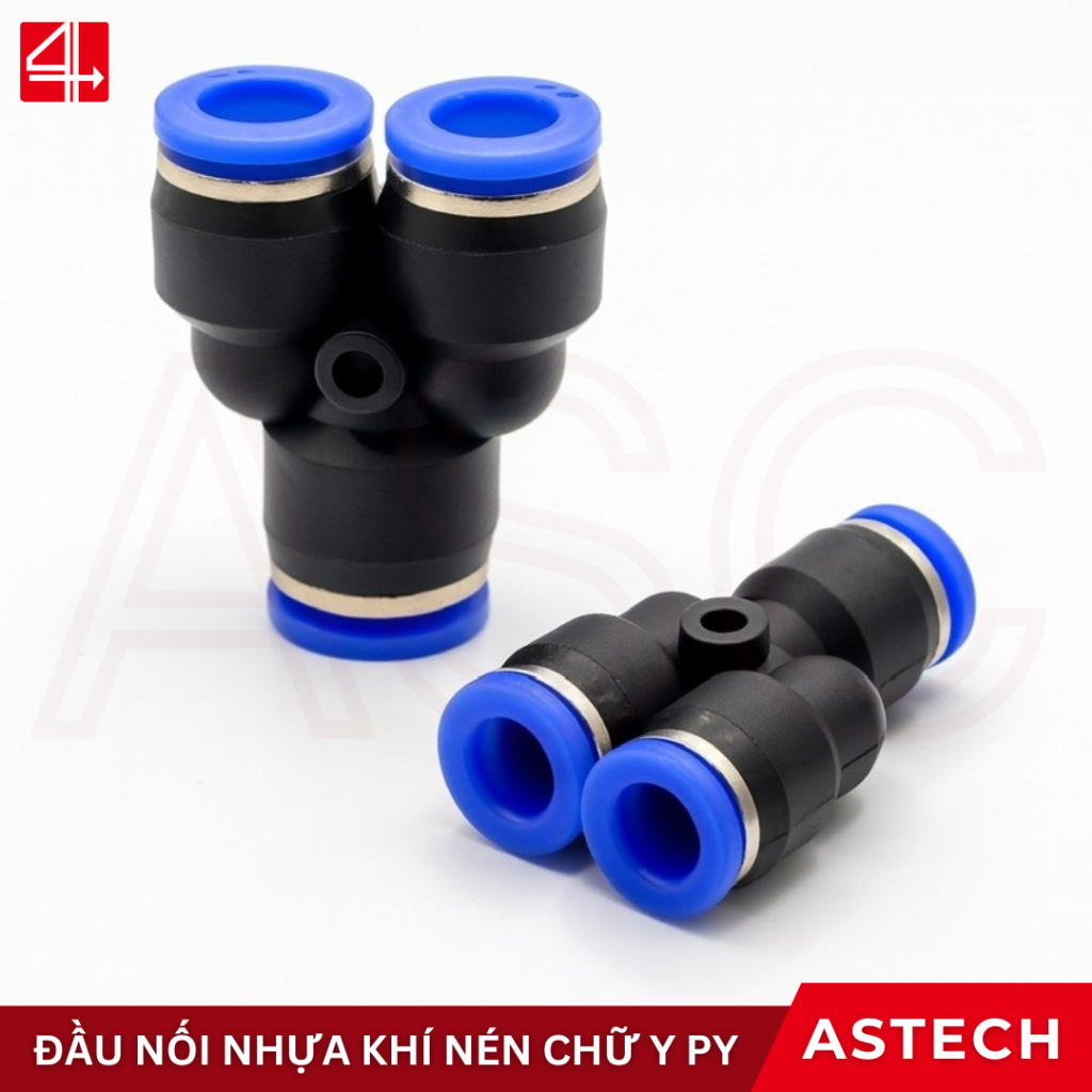 [Đơn tối thiểu 20K] Nối Chữ Y PY dùng cho khí nén, phun sương