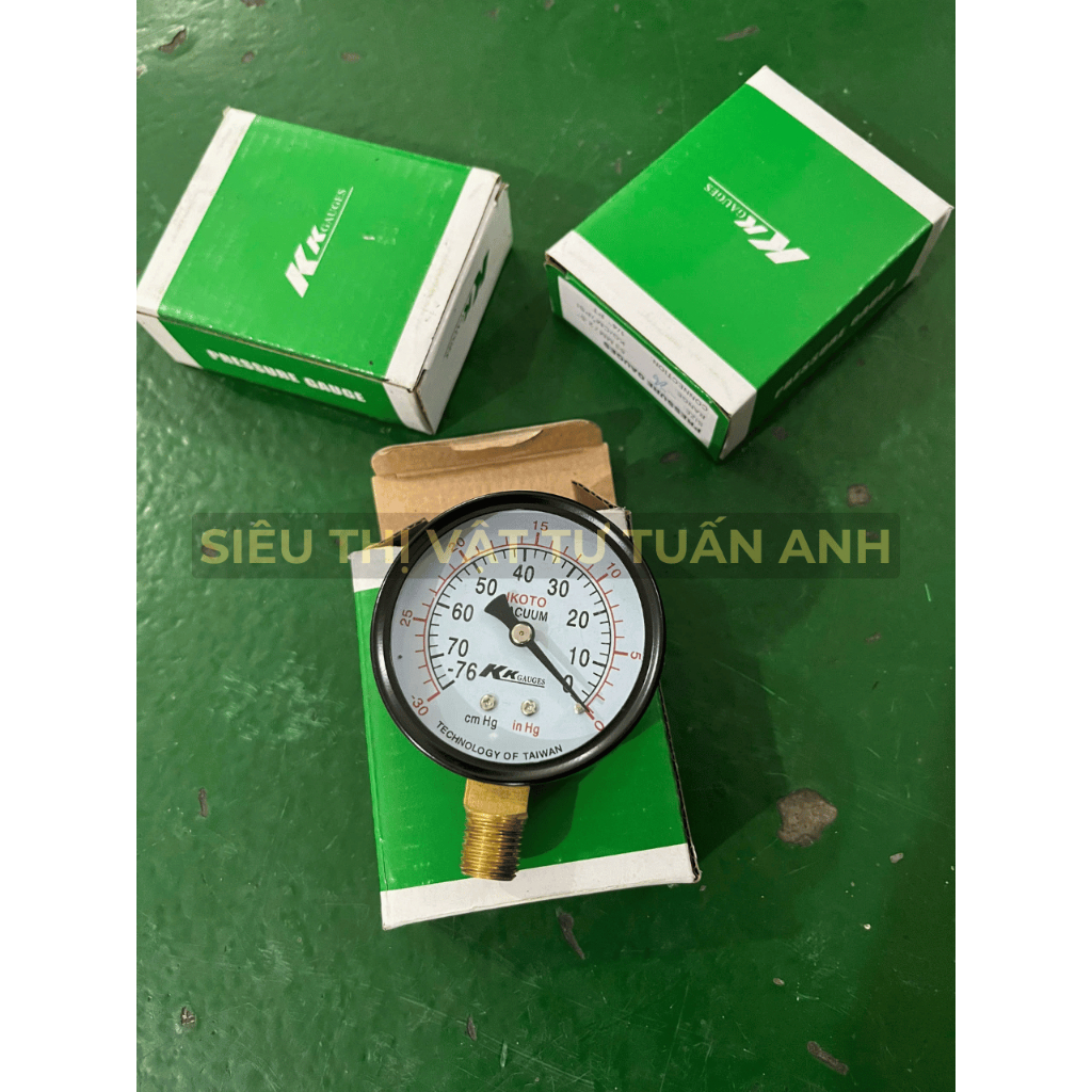 [ĐỒNG HỒ ĐO ÁP SUẤT ÂM]  ĐỒNG HỒ CHÂN KHÔNG REN 13 63MM ÂM 76