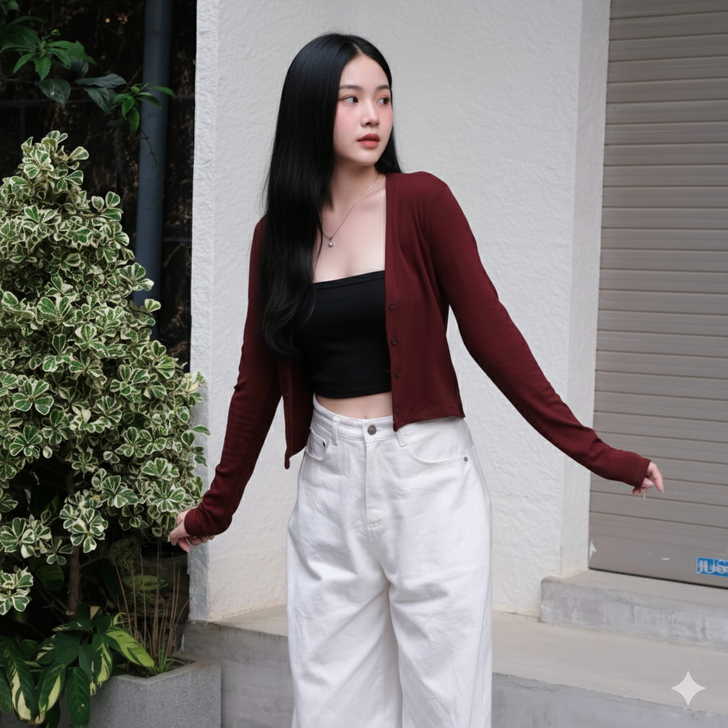 𝑷𝒊𝒏𝒌_𝑺𝒕𝒖𝒅𝒊𝒐//  Áo Khoác Cardigan Cotton Mỏng, Thoáng Mát Phong Cách Ulzzang Tươi Mát LM 505 Cho Mùa 