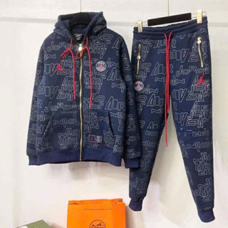 Bộ Quần Áo Dài P-SGi Quảng Châu Cao cấp Logo Thêu dập nổi , Bộ Thu Đông dài Tay Siêu Đẹp nỉ dày dặn Boy Phố Dây Chun dài