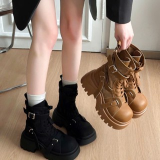 [HÀNG SẴN LOẠI 1] Giày Boot nữ 6cm phong cách cá tính hàng QC HOTREN 2025 MÃ X9