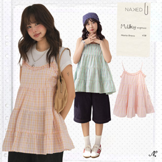 Đầm hai dây babydoll nữ NAKEbyV áo váy 3 trong 1 xếp ly đa dụng mùa hè đi biển MARIE DRESS