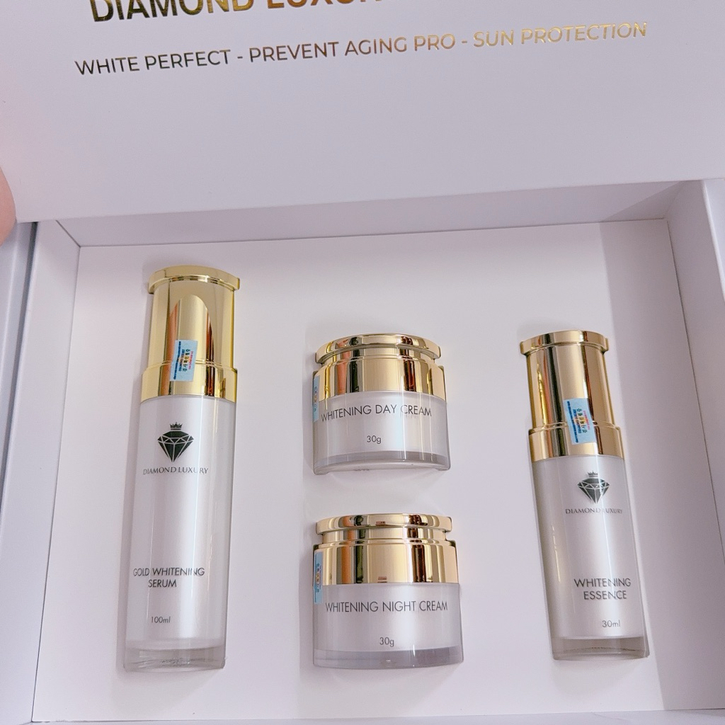  Bộ Kem Diamond Luxury Gold Mẫu Mới 2025 Không Có Chữ Hàn   có tách lẻ   