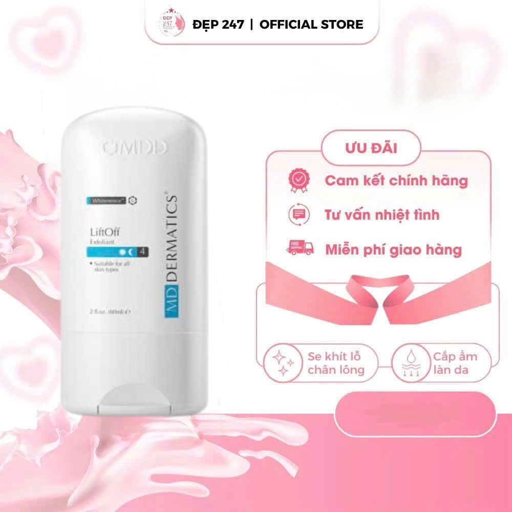Kem Tẩy Tế Bào Chết MD Dermatics LiftOff Exfoliant