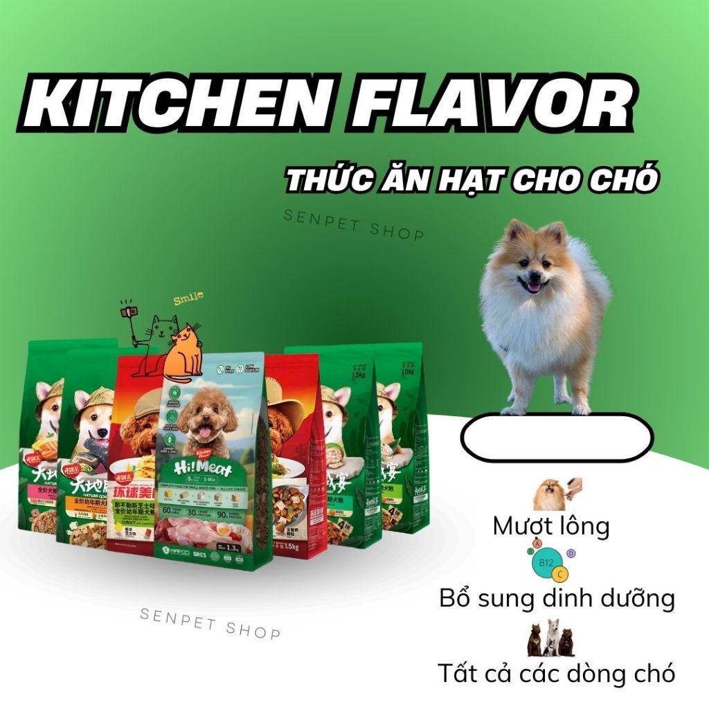 Thức ăn chó Kitchen Flavor gói 1.5kg