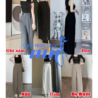  Quần Tây 1 Cúc Ống Suông  Chất Gold Nhật  Mềm Mịn Lưng Cao Tôn Dáng Dài 102-103cm Monin Fashion 