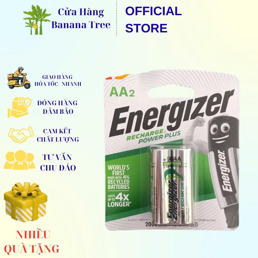 Pin sạc Energizer AA 2000mAh NH15PPRP2