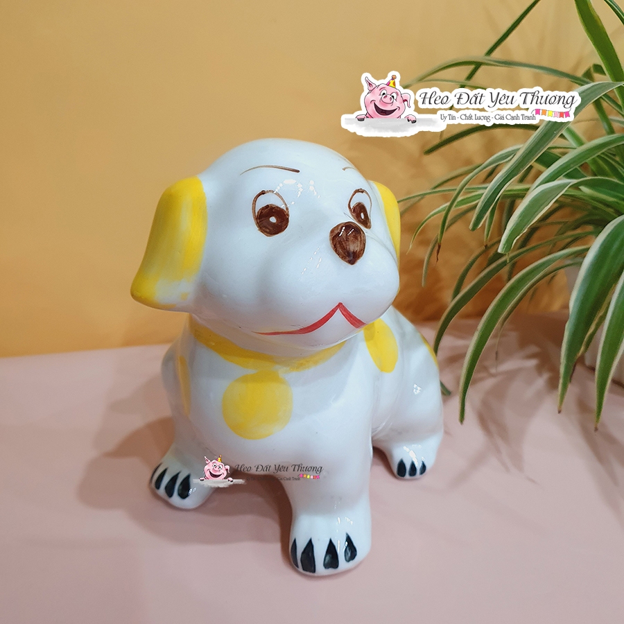 Chó đốm tiết kiệm gốm sứ đáng yêu