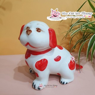 Chó đốm tiết kiệm gốm sứ đáng yêu