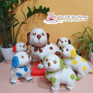 Chó đốm tiết kiệm gốm sứ đáng yêu
