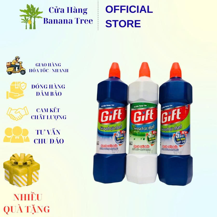 Nước tẩy bồn cầu Gift chai 900ml
