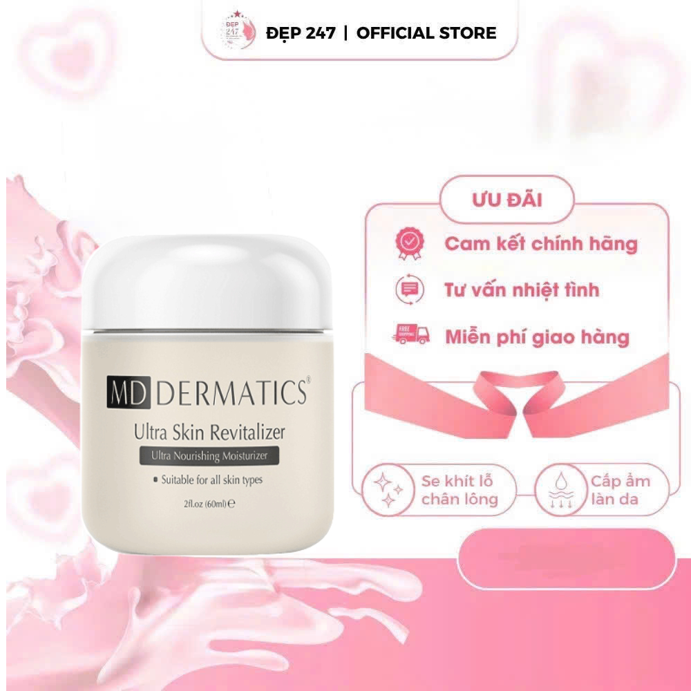 Kem dưỡng ẩm chống lão hóa MD Dermatics Ultra Skin Revitalizer