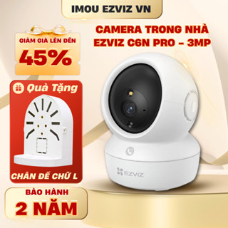 Camera wifi trong nhà C6N PRO độ phân giải 2K-3MP, camera 360 theo chuyển động, cảnh báo còi hú