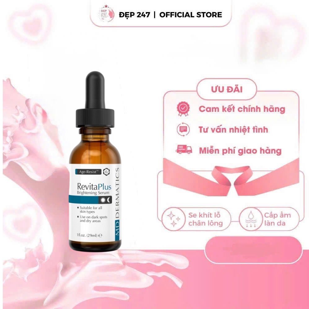 Tinh chất điều trị nám, làm trắng da MD Dermatics RevitaPlus Brightening Serum