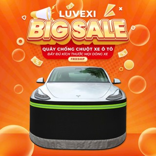  Quây chống chuột Ô Tô Luvexi dày 4.5 mm phủ quanh thân xe đế Inox 304 dải phản quang chống nước 