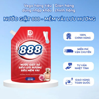   TÚI 3.2KG  Nước Giặt Xả D-Shining 888 Giúp Vải Mềm Mại Lưu Hương Thơm Lâu Nhiều Mùi Hương 