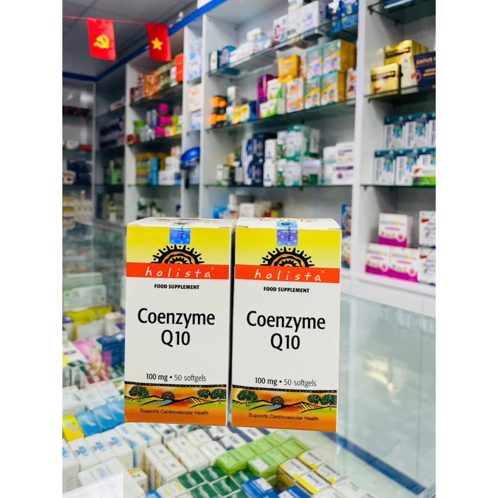 Coenzyme Q10 Holista 100mg bảo vệ tim mạch chống lão hóa (hộp 50 viên) | Nhập khẩu chính hãng CANADA