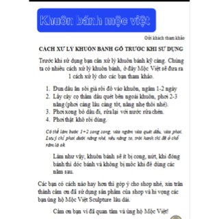 Khuôn bánh gỗ cá chép