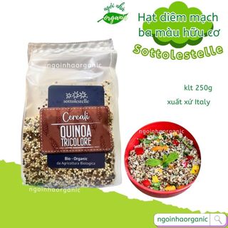  Hạt diêm mạch hỗn hợp ba màu hữu cơ Sottolestelle – Quinoa Tricolore 