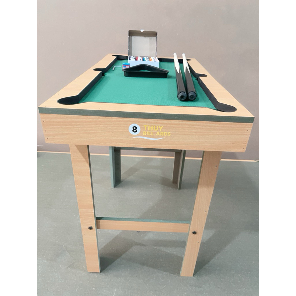   TẶNG 2 gậy  BÀN Bi A 70x 38  Bàn BiDa Mini 6 Lỗ Cỡ Lớn Bàn Bi Da Gỗ To Đại 