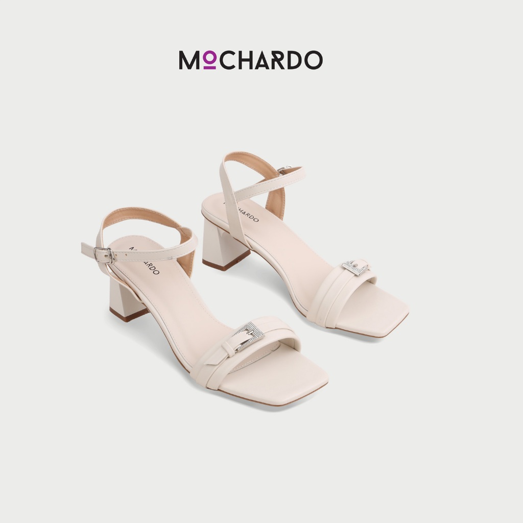 Giày Sandal Nữ Cao Gót Vuông 5cm Quai Ngang – MC-8008