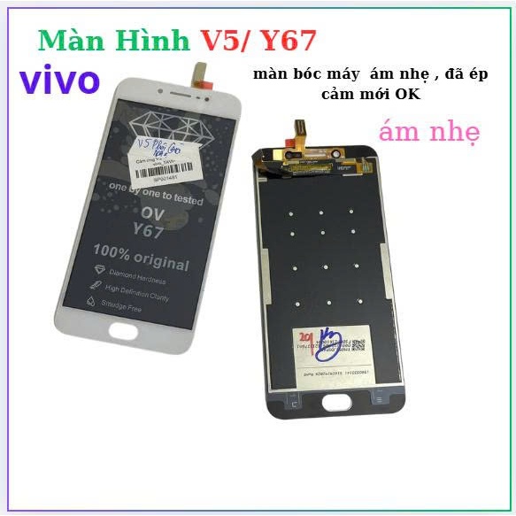 Màn Hình Bộ V5/Y67,màn bị ám nhẹ, đã ép cảm ứng ok