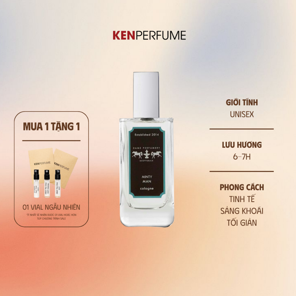 10ML Dame Perfumery Minty | Nước Hoa Nam | Ken Perfume