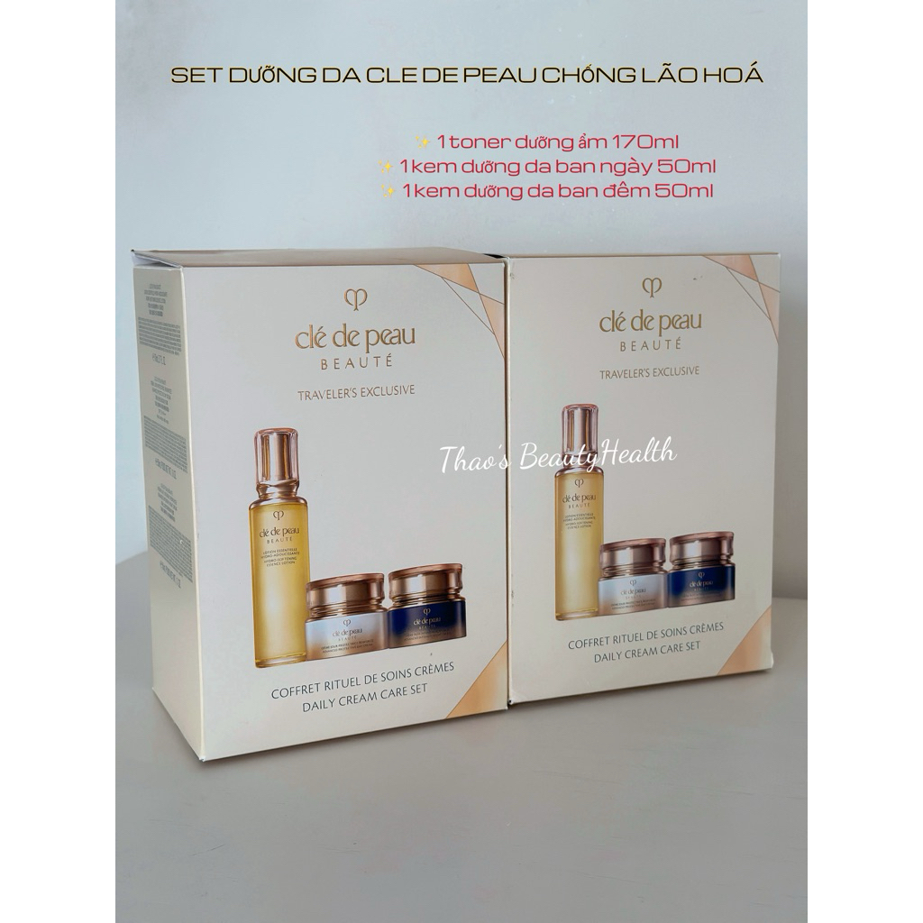 [CDP] Set kem dưỡng chăm sóc da 3 món Ultimate Daily Cream Care Set