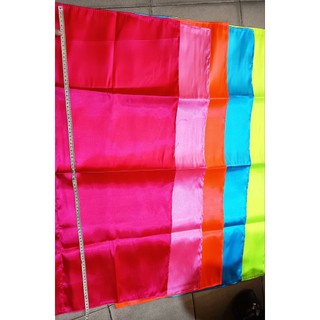 Cờ phướn đủ màu vải phi bóng nhiều kích thước 0.4x0.9m 0.6x1.1m
