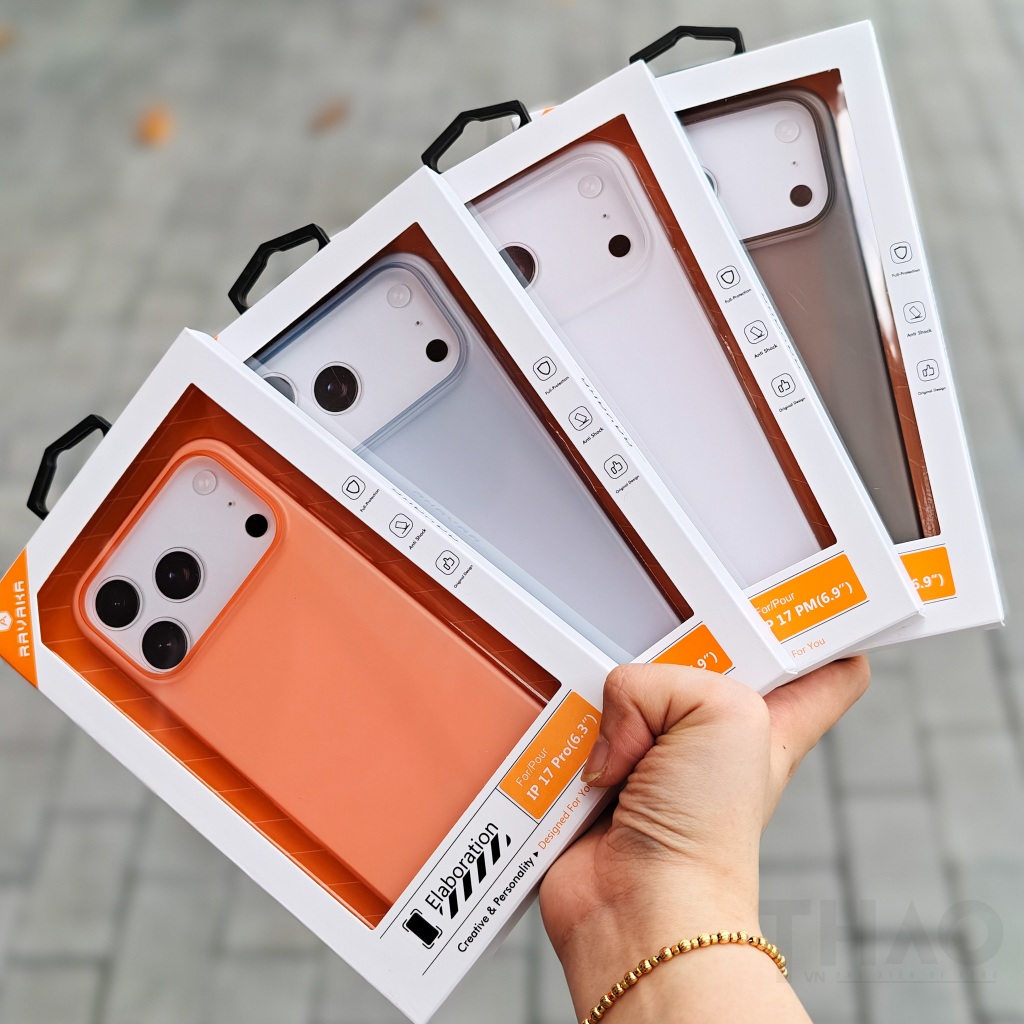 Ốp lưng Raigor/Ravaka Ultra Slim Siêu Mỏng Dành cho iPhone, mỏng nhẹ ôm sát máy