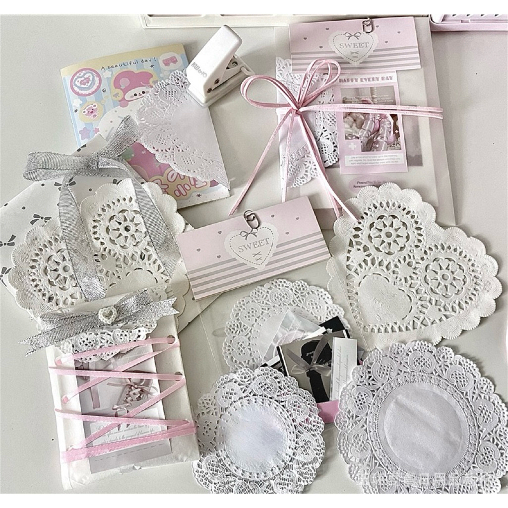 SET GIẤY REN DECOR GÓI HÀNG
