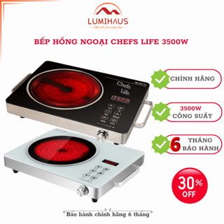 Bếp Hồng Ngoại Chefs Life 3500W Chính Hãng – Công Suất Lớn, Bảo Hành 6 Tháng