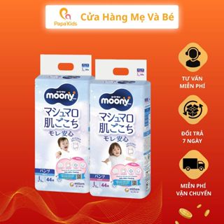 Bỉm /Tã dán/quần cao cấp Moony xanh nhập khẩu  Nhật Bản
