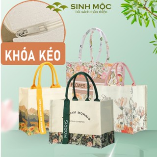  Túi tote có khóa kéo túi vải có khoá kéo túi có khoá kéo túi canvas có khóa kéo – M30KB  có khóa  