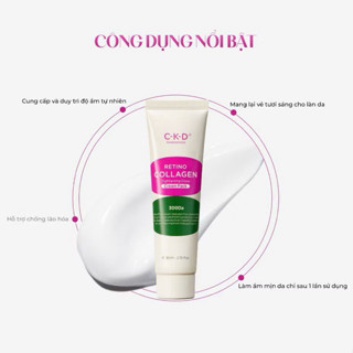  Mặt Nạ Lột Collagen CKD Retinol 80ml – 73% Collagen 300Da dưỡng sâu nâng cơ chống lão hoá căng bóng 