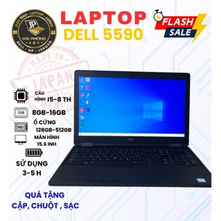  LAPTOP DELL LATITUDE 5590 I5-8256U 8GB Ssd 128GB+ HDD 320GB hàng chính hãng 