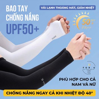 Găng tay chống nắng nam nữ UPF50+ Ice Silk co giãn tốt – bao tay đi xe máy chống tia UV