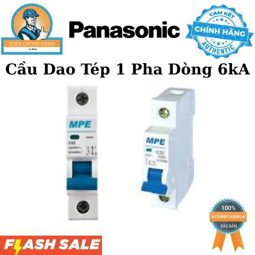 Cầu Dao Tép 1 Pha Dòng 6kA(MP6-C132) Chính Hãng MPE Bảo Hành 1 Năm