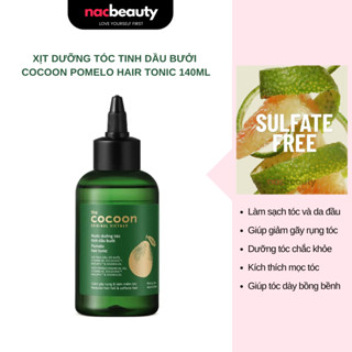  Xịt dưỡng tóc tinh dầu bưởi Cocoon Pomelo Hair Tonic 140ml bản nâng cấp 