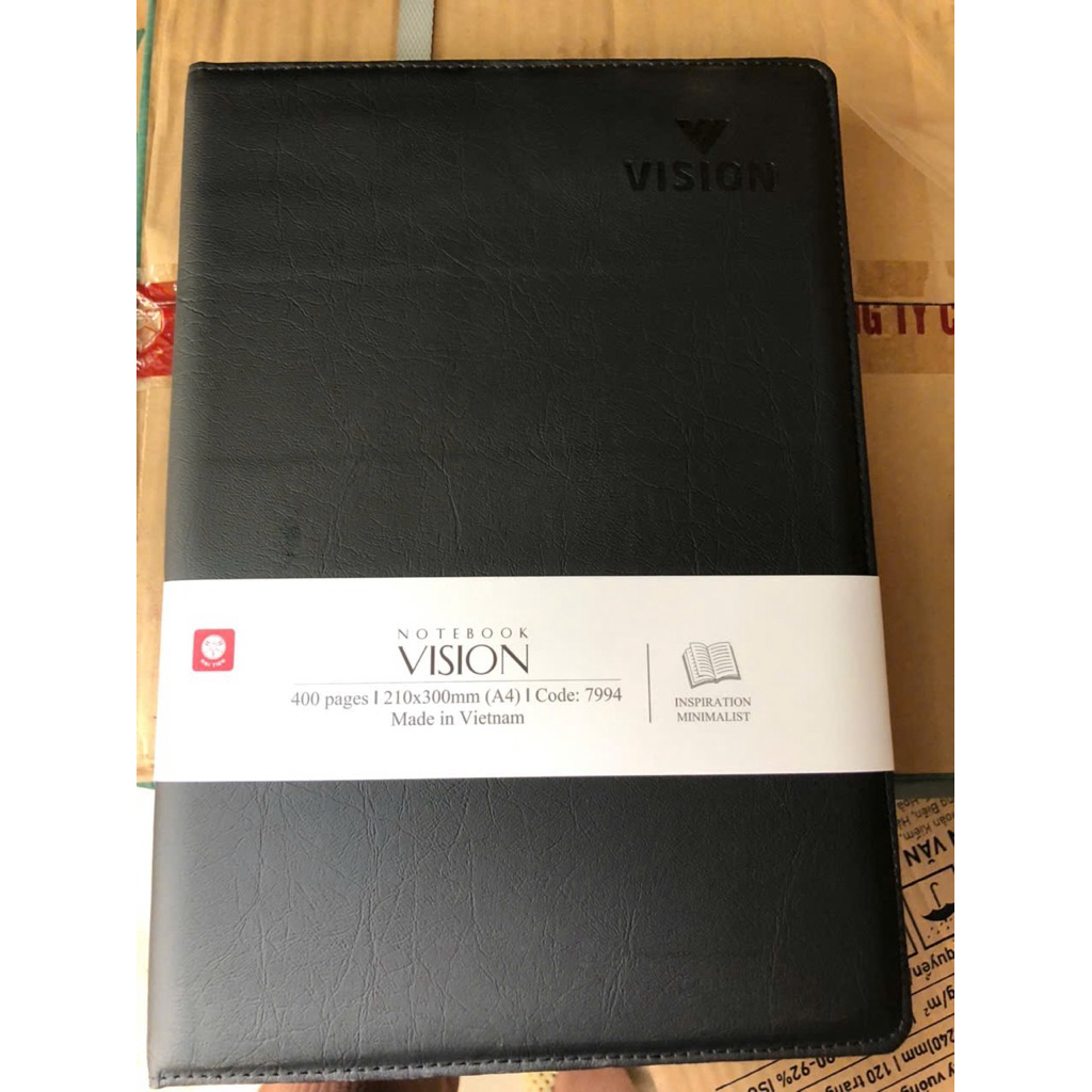 Sổ bìa da khổ A4 70gsm 400 trang - giao màu ngẫu nhiên