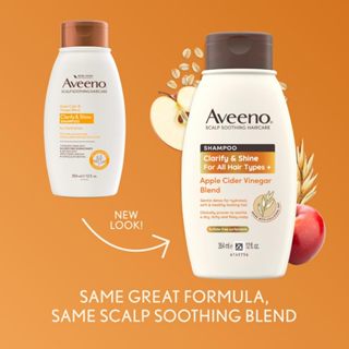 Dầu gội Aveeno Dấm táo và Yến mạch dành cho da đầu dầu Aveeno Apple Cider Vinegar 354ml